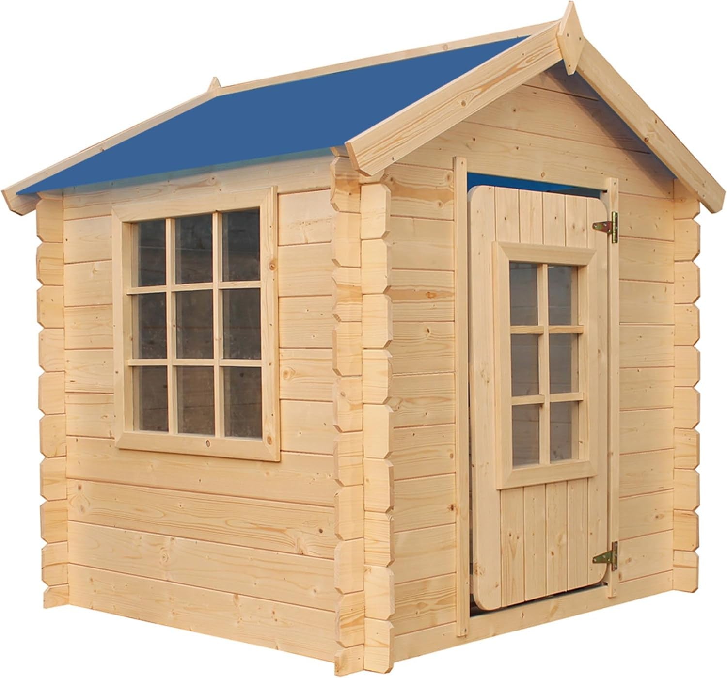 Wooden Playhouse for Kids Outdoor, 19 Mm Planks - Fun Wendy House Outdoor Play - Garden Play House for Kids W111 X D114 X H121 Cm -  M570M