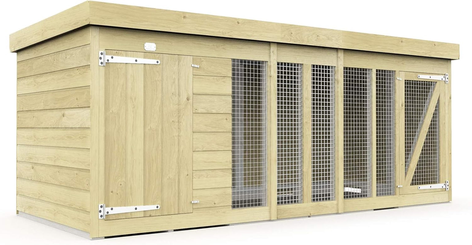 Total Sheds 10Ft X 4Ft Dog Kennel Fast & Free 5-7 Day Delivery